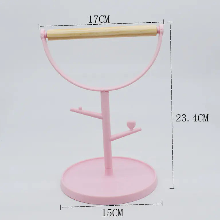 Portable Bird Play Stand for Cockatiels and Parakeets