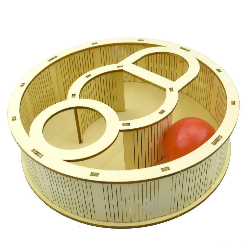 Wooden Hamster Exercise Tunnel and Climbing Platform