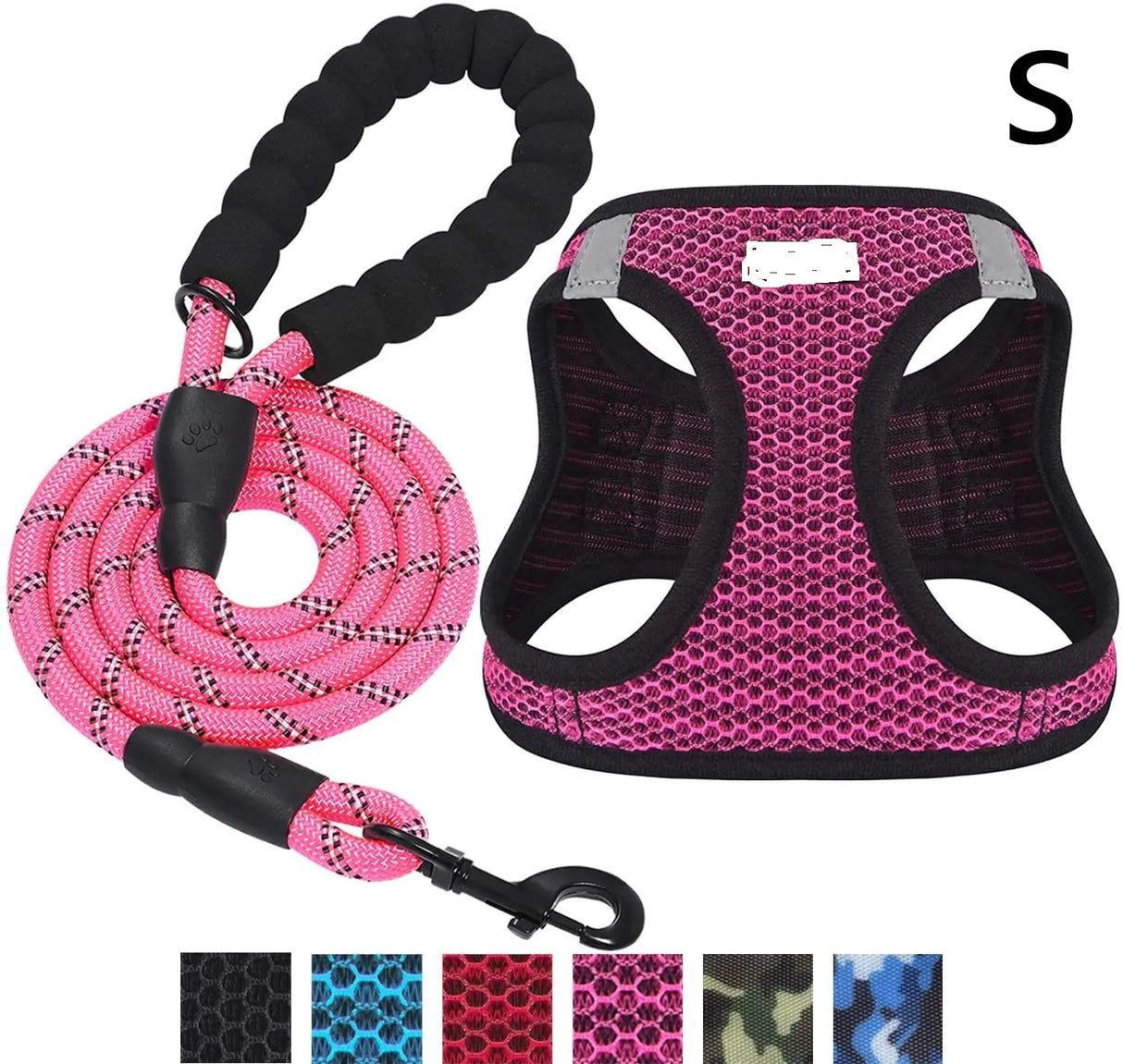 Reflective Dog Leash for Safe Night Walks