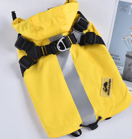 Waterproof Windbreaker for Small Dogs - Chest & Back