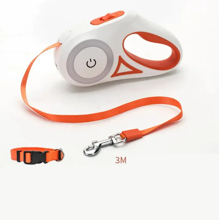 Retractable Leash Collar Spotlight