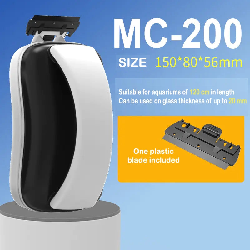 Magnetic Aquarium Cleaner with Algae Scraper Tool
