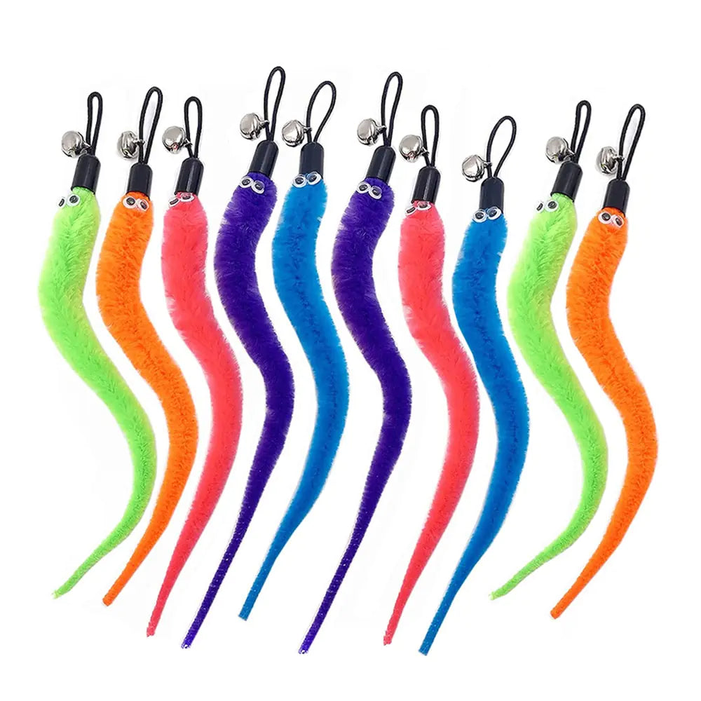 Retractable Cat Feather Toy