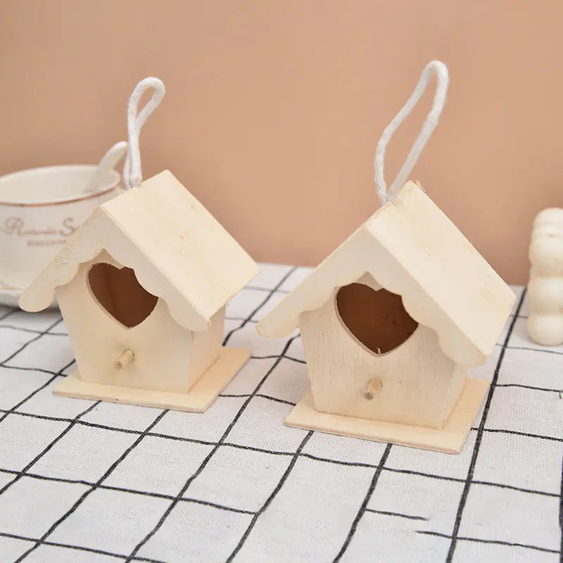 Wooden Birdhouse Outdoor Hanging Nest