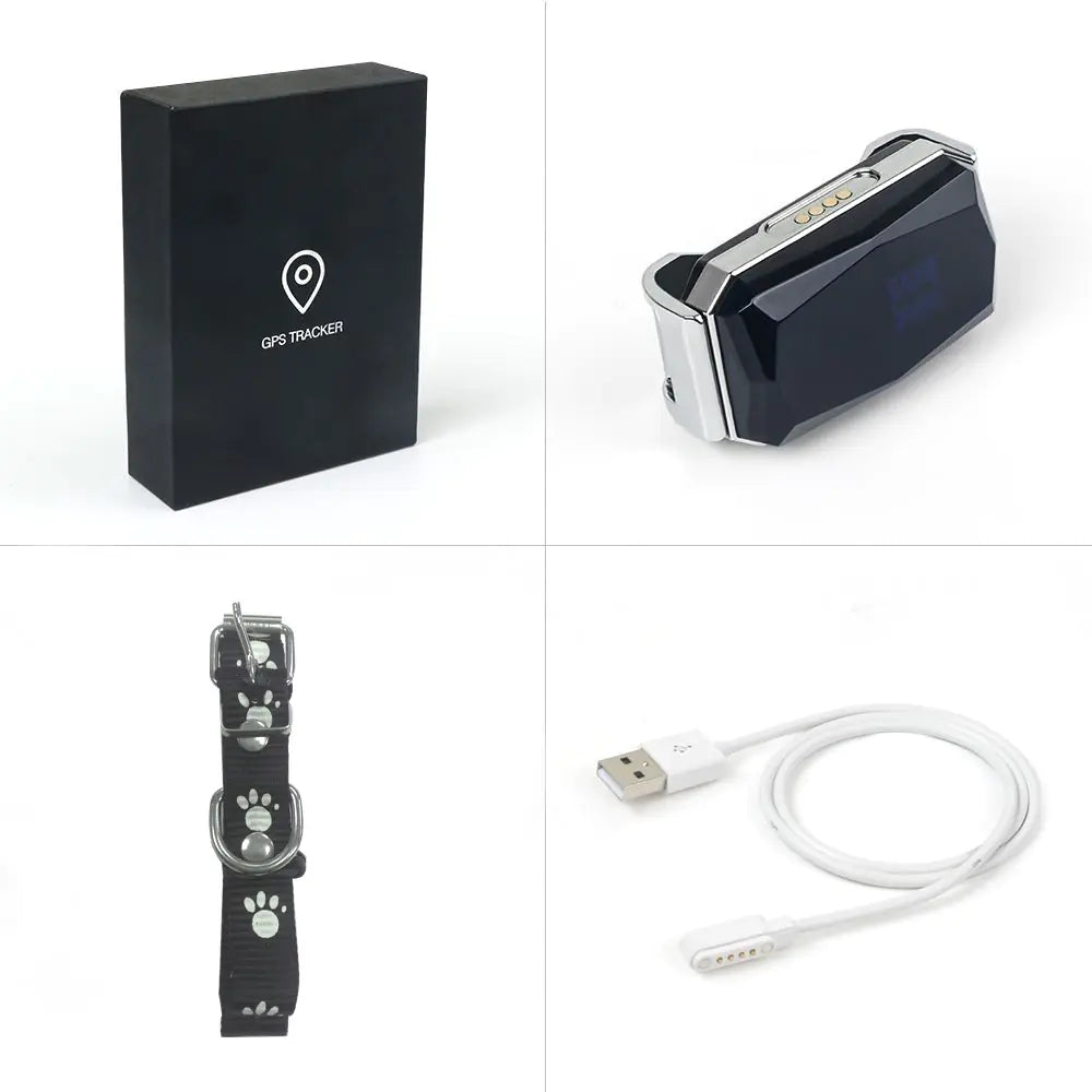 GPS Pet Tracker Collar for Lost Pet Location Tracking