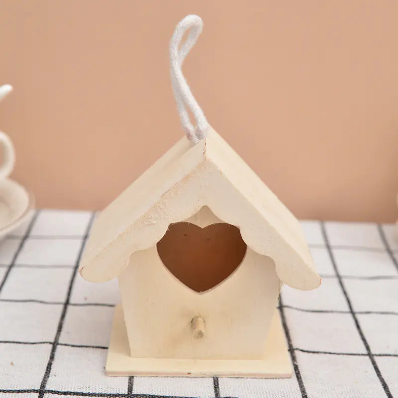 Wooden Birdhouse Outdoor Hanging Nest