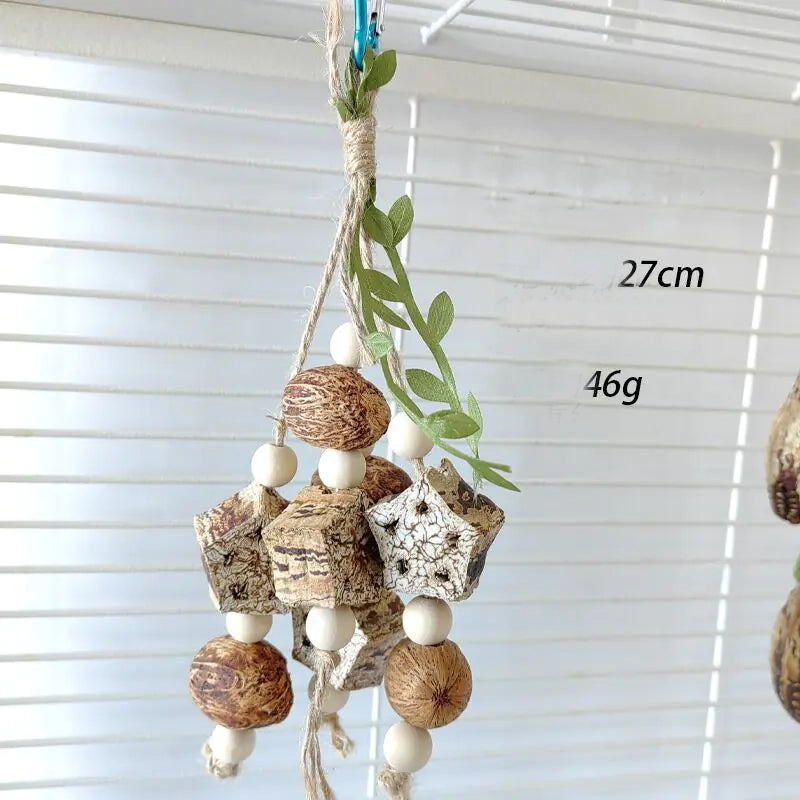 Parrot Chew Toys and Bird Cage Decor (For Mental Stimulation)