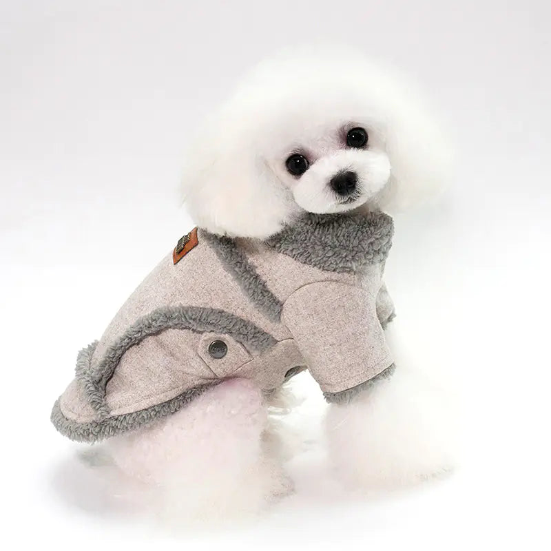 Personalized Fleece-lined Warm Dog Clothes for Pets