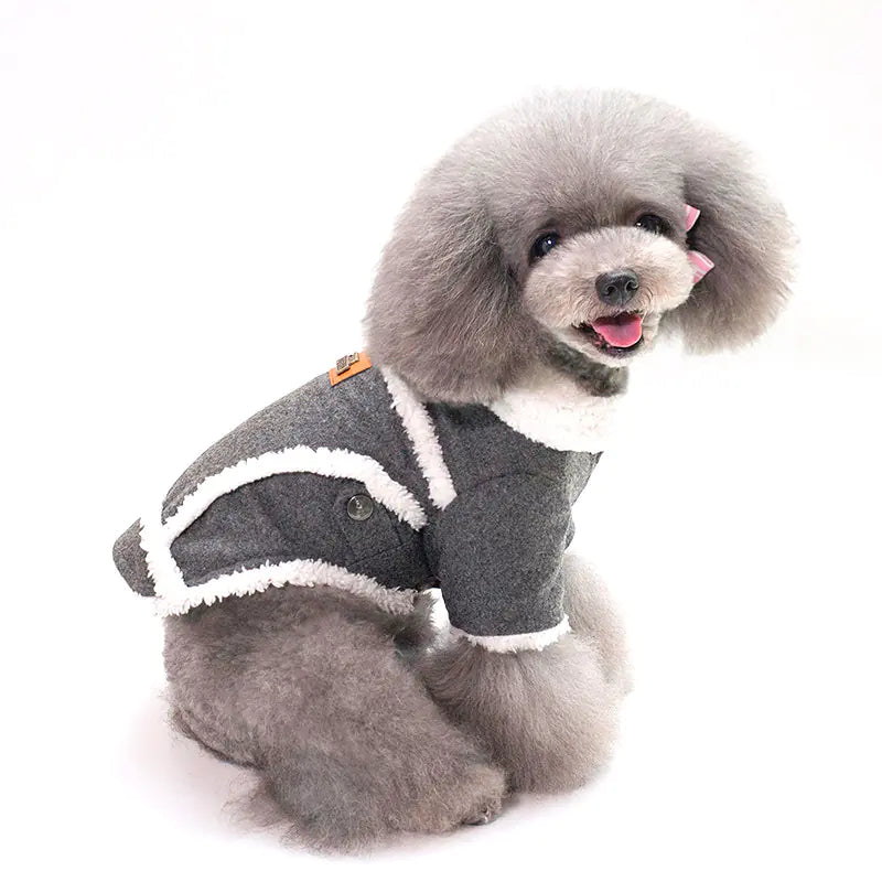 Personalized Fleece-lined Warm Dog Clothes for Pets