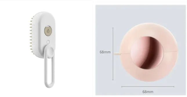 3-in-1 Electric Pet Steam Brush – Groom, Massage & De-Shed