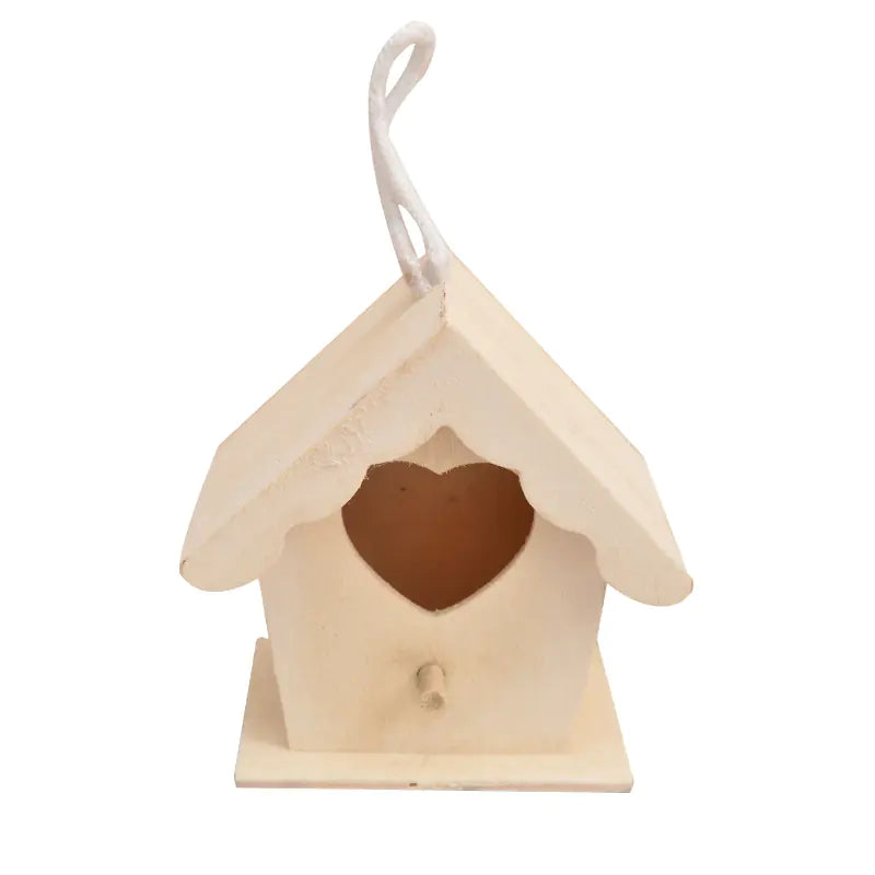 Wooden Birdhouse Outdoor Hanging Nest