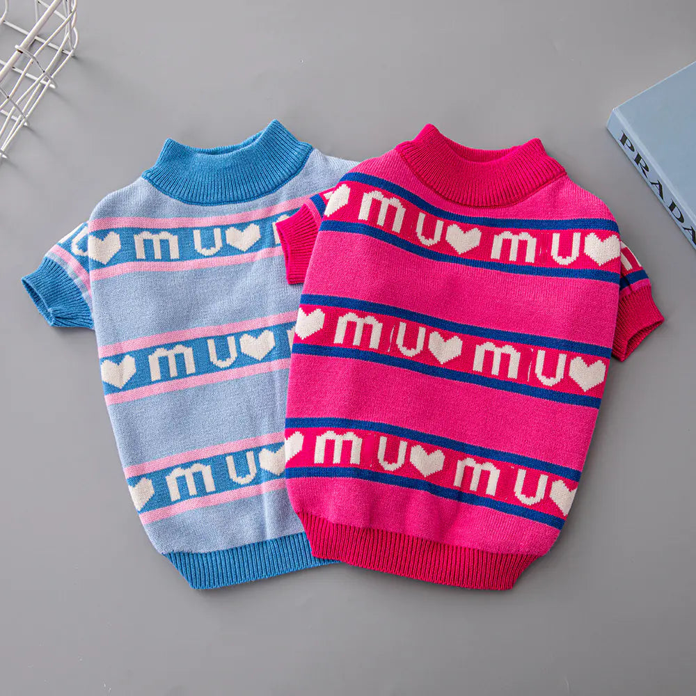 Cute Trendy Dog Sweater for Fall/Winter (Thick Style)