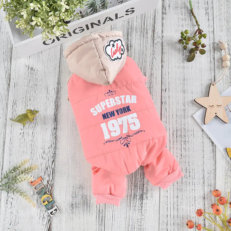 Thickened Cotton Padded Coat for Dogs