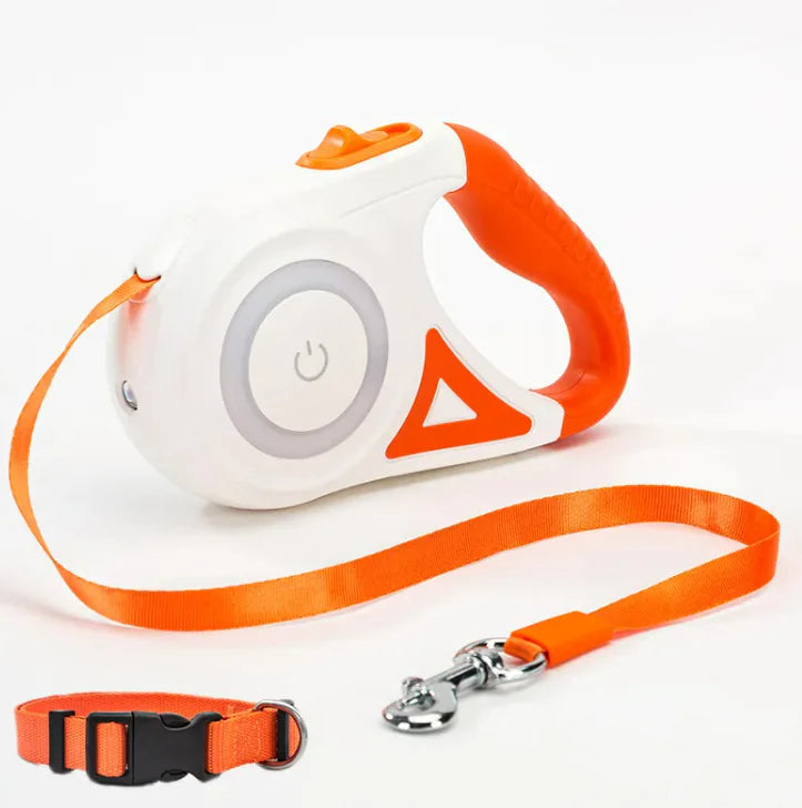 Retractable Leash Collar Spotlight