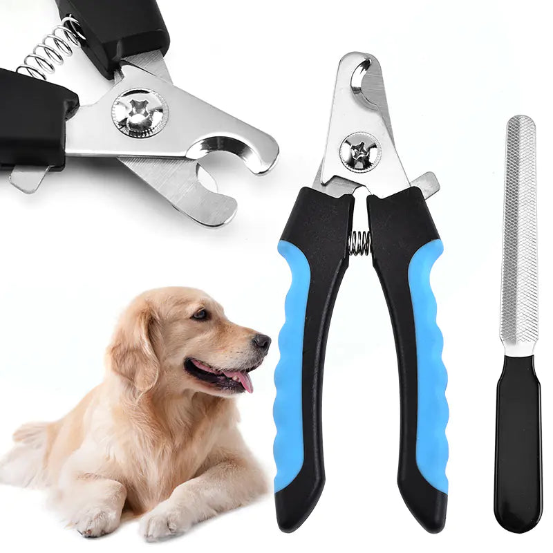 Pet Nail Clipper Set for Dogs and Cats (Large & Small)