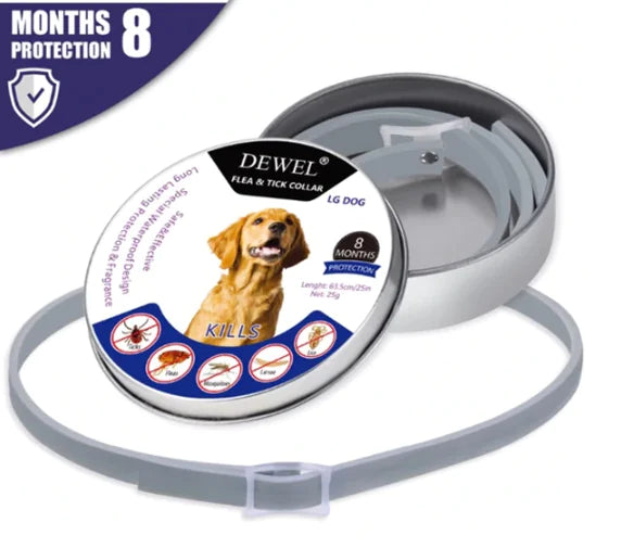 Cat and Dog Flea and Tick Prevention Collar