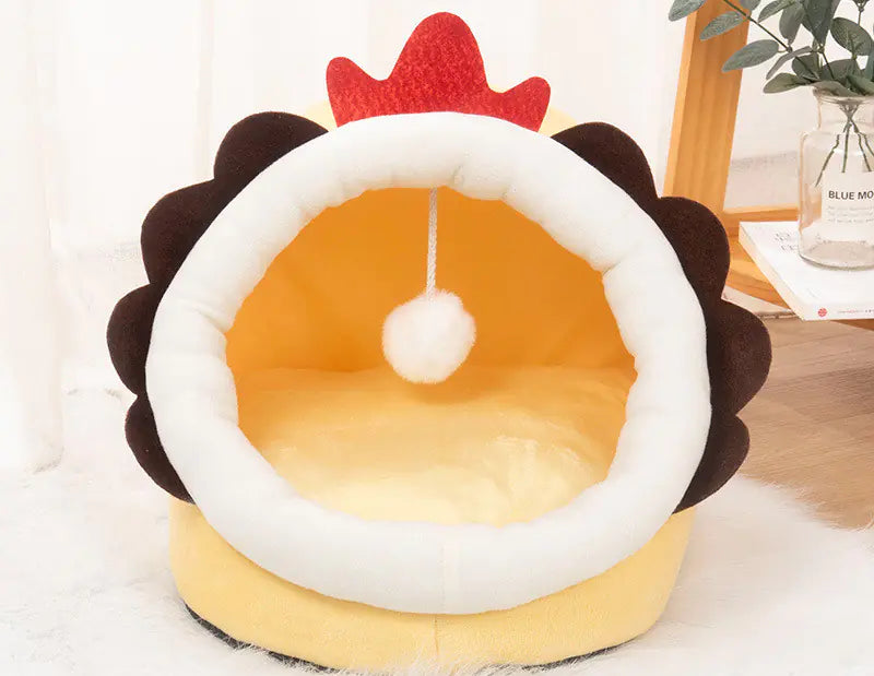 Winter Closed Cushion for Small Cat to Stay Warm