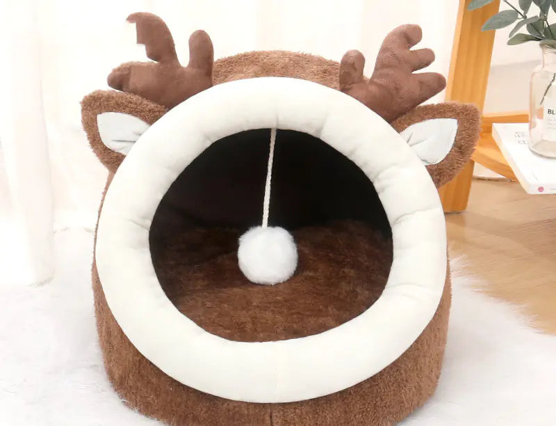 Winter Closed Cushion for Small Cat to Stay Warm