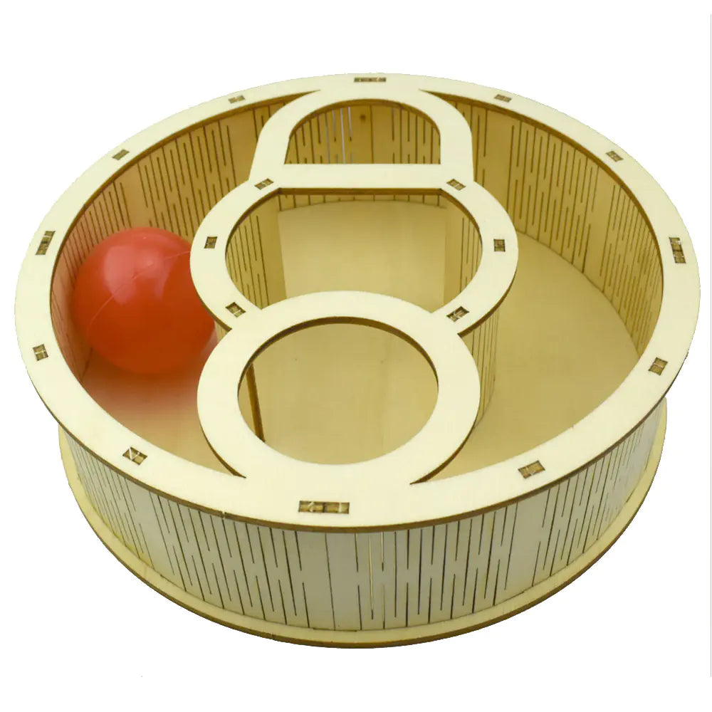 Wooden Hamster Exercise Tunnel and Climbing Platform