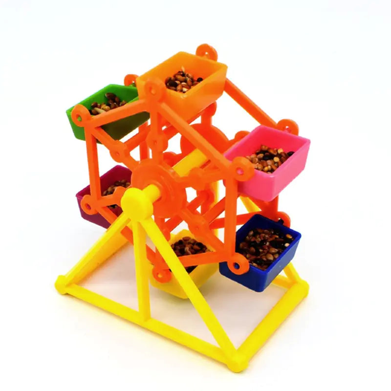 Colorful Parrot Foraging Toy for Intelligence Growth