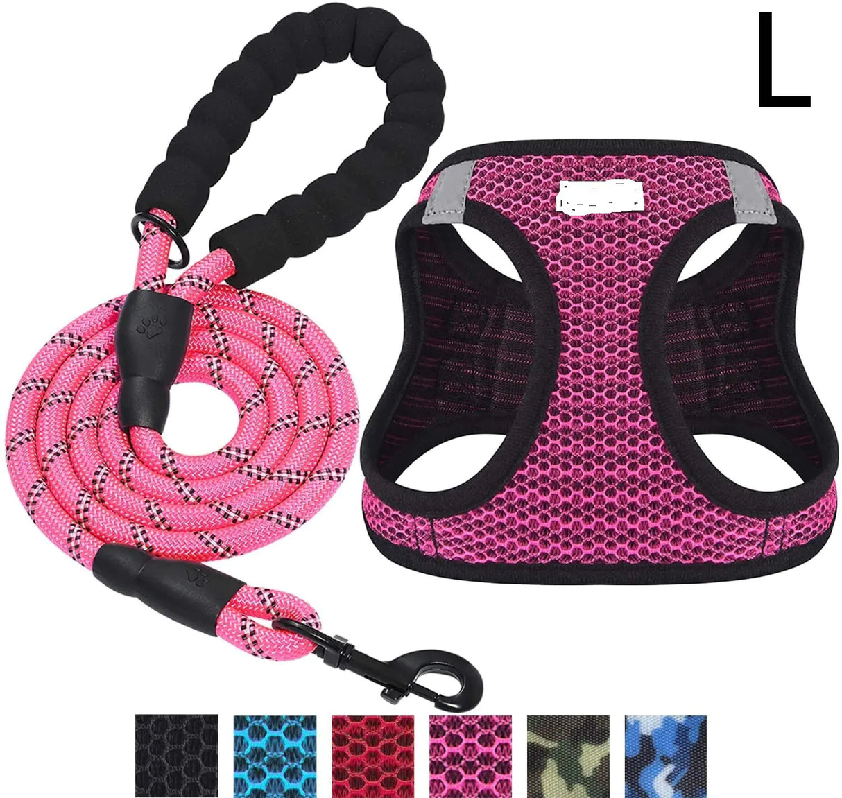 Reflective Dog Leash for Safe Night Walks