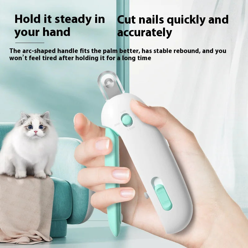 Gravity-Assisted Cat Nail Scissors for Easy Trimming