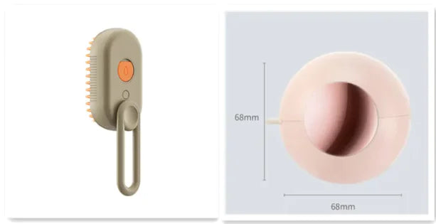 3-in-1 Electric Pet Steam Brush – Groom, Massage & De-Shed