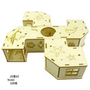 Wooden Hamster Exercise Tunnel and Climbing Platform