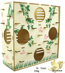 Wooden Hamster Exercise Tunnel and Climbing Platform