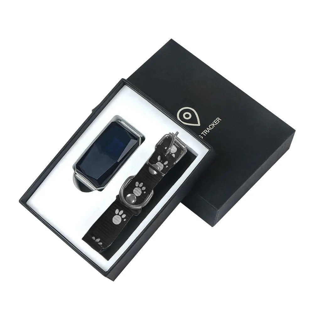 GPS Pet Tracker Collar for Lost Pet Location Tracking