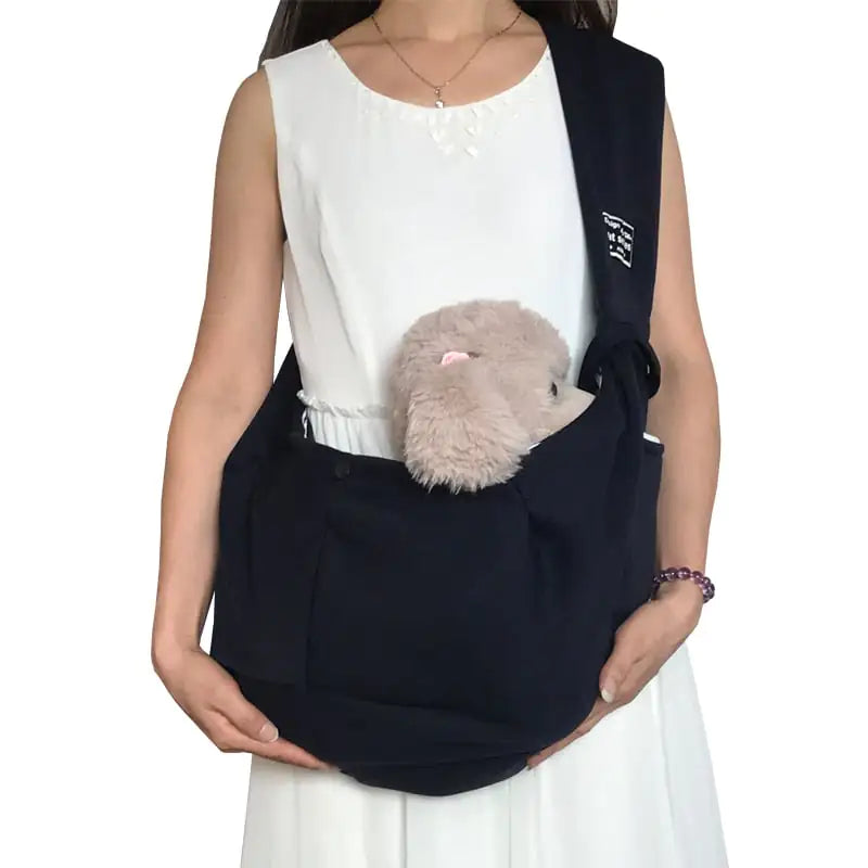 Breathable Outdoor Dog Travel Sling Bag for Hiking