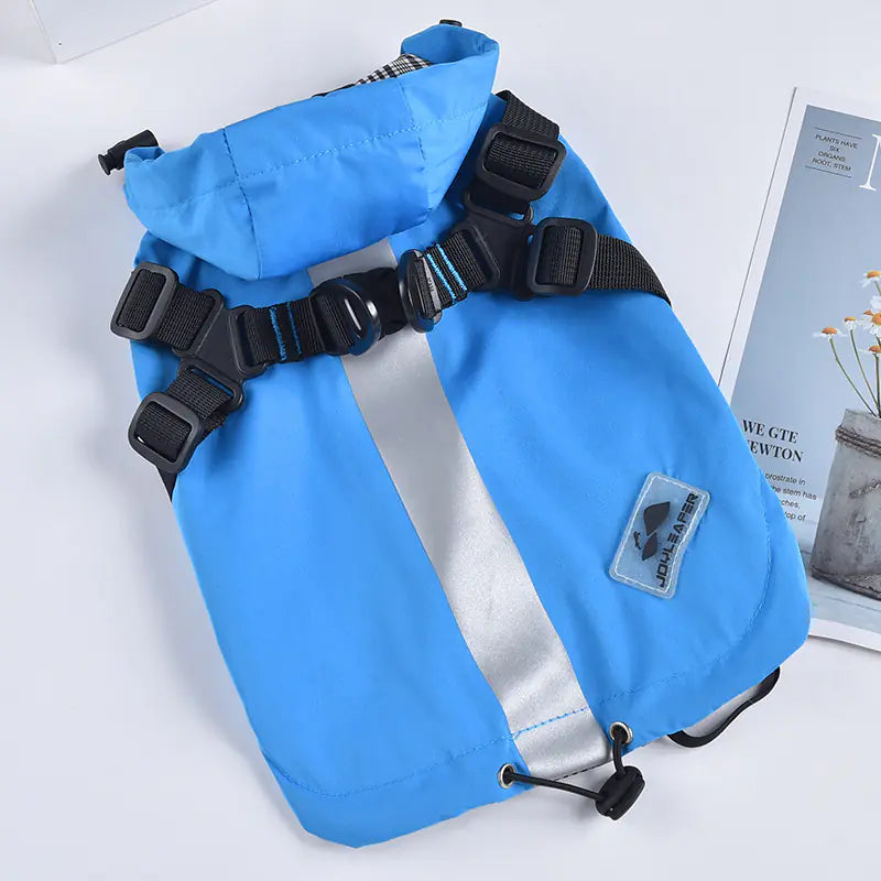Waterproof Windbreaker for Small Dogs - Chest & Back