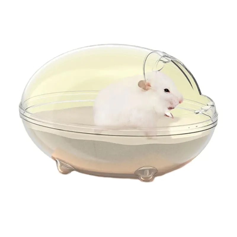 Bathing Sand for Small Pets - Splashproof Design